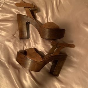 Suede Steven Madden shoes - Tan - size 10